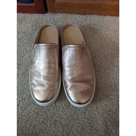 Uggs Sample Size: lady W8.5 Slipper Comfort Shoes Slip On Copper Pink - Picture 1 of 5